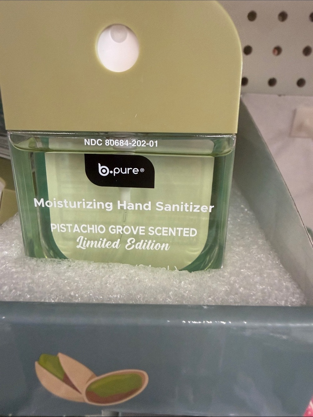NEW august 2026 b.pure Moisturizing Hand Sanitizer - Pistachio Grove Scented